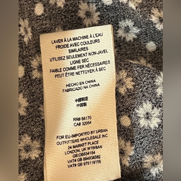 Free People Womens Wonderland Printed A-Line Mini Dress Color Black Size X-Small - Picture 11 of 14